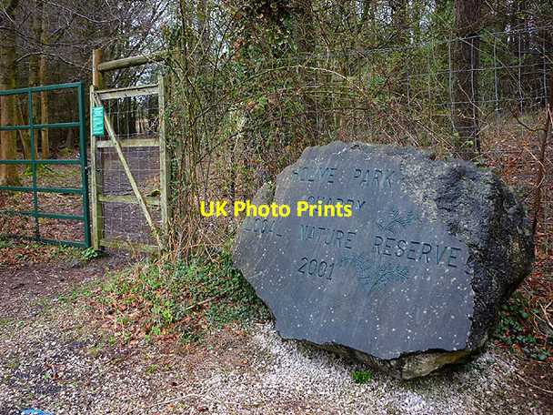 Photo 6"x4" Entrance to the Holme Park Quarry Local Nature Reserve Clawthorpe c2014