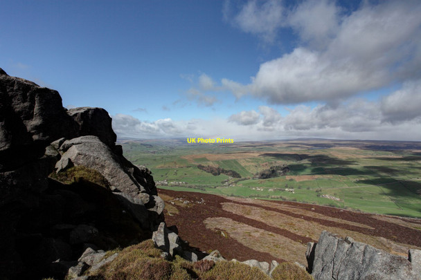Photo 6"x4" Looking north-west from Simon's Seat Howgill\/SE0659 c2014