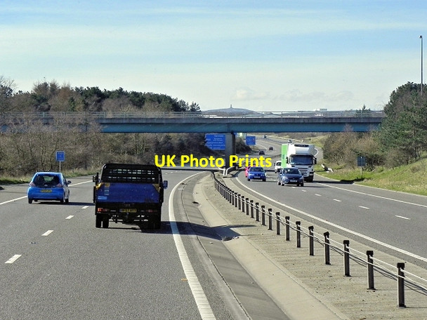 Photo 6"x4" Westbound M65, Haslingden Old Road Bridge Oswaldtwistle c2014