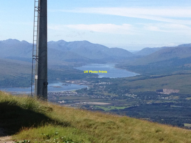 Photo 6"x4" Corpach from Aonach Mor Torlundy c2013