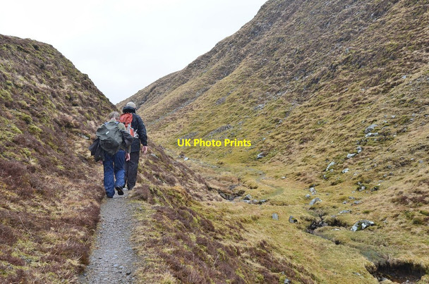 Photo 6"x4" Channel below the Bealach na Sr\u00c3\u00b2ine Bealach na Sr\u00f2ine c2014