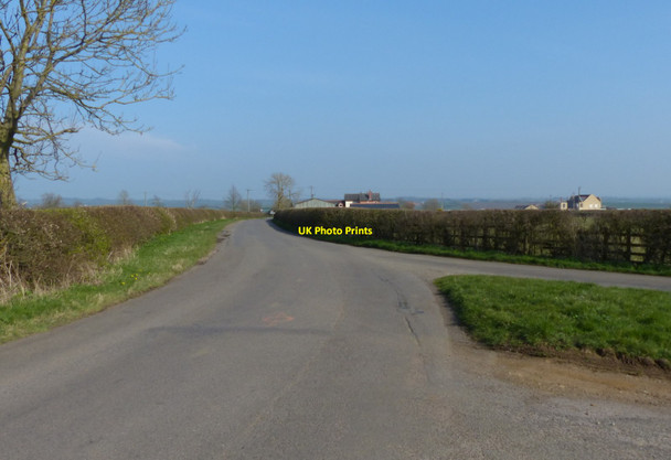 Photo 6"x4" Junction along Holwell Lane Holwell\/SK7323 c2014