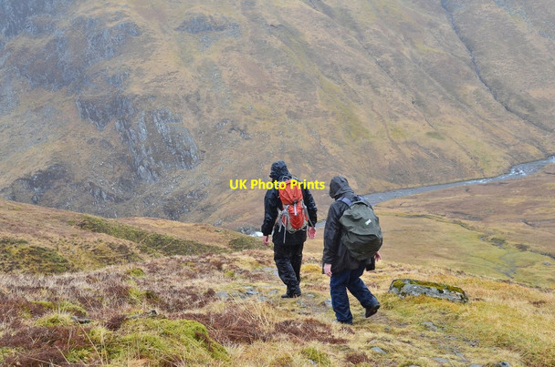 Photo 6"x4" Descent path to the Falls of Glomach Falls of Glomach c2014