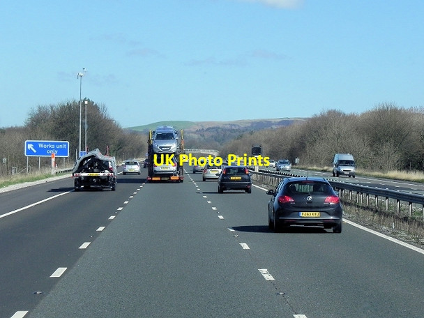 Photo 6"x4" Northbound M6 near Catterall Claughton\/SD5242 c2014