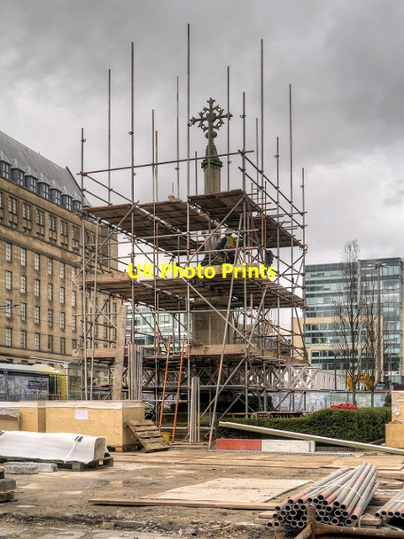 Photo 6"x4" Restoration Work, St Peter's Cross Manchester c2014