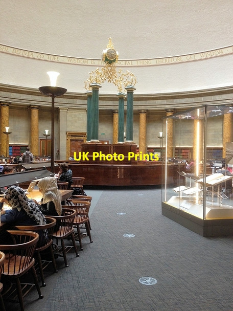 Photo 6"x4" The Wolfson Reading Room, Manchester Central Library Manchester c2014