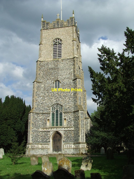 Photo 6"x4" The Tower of St Mary Wilby Wilby\/TM2472 c2014
