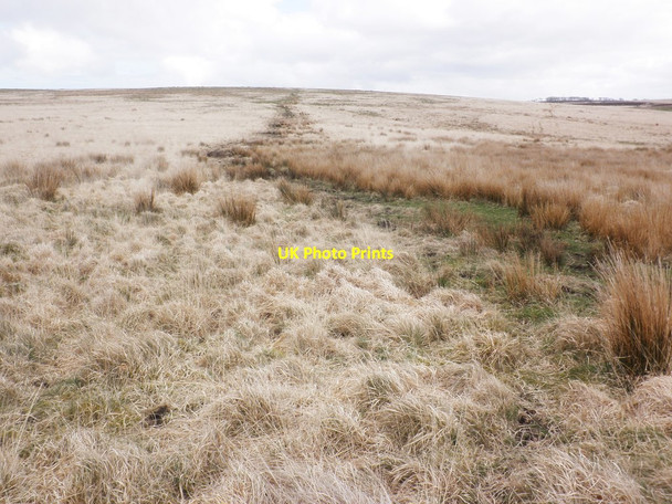 Photo 6"x4" Moorland track, near Larkbarrow Larkbarrow c2014