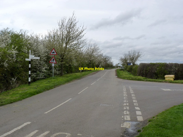 Photo 6"x4" Junction of Mill Lane and Spa Lane, Orston Orston c2014