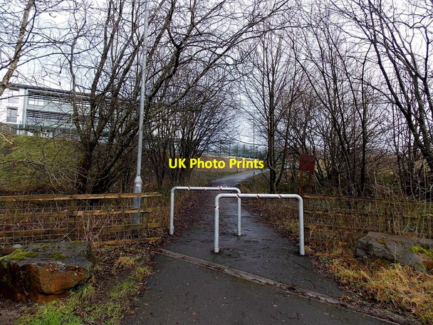 Photo 6"x4" From road to footpath, The Terrace, Rhymney Rhymney\/Rhymni c2014