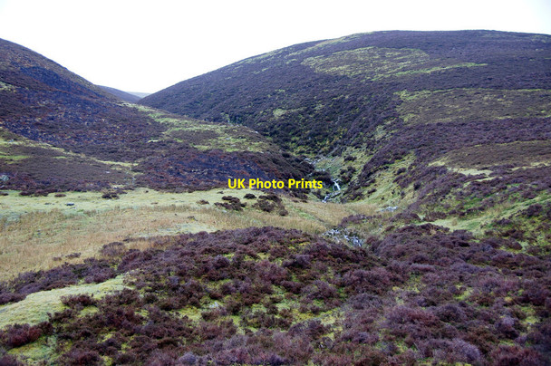 Photo 6"x4" Small burn flowing off East Mount Lowther to meet the Mennock Burn Wanlockhead c2014