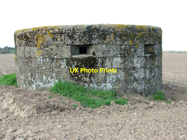 Photo 6"x4" WW1 pillbox by Ebridge Mill North Walsham c2014