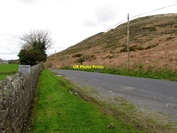 Photo 6"x4" The boundary of An Coigeal\/Keggall Townland on Keegal Road Camlough c2014