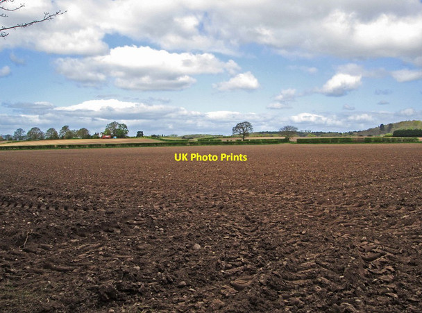 Photo 6"x4" Ploughed field near Kidderminster Blakedown c2014