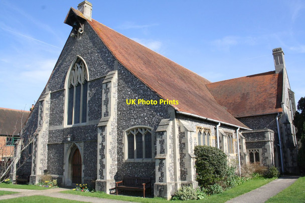 Photo 6"x4" St John the Baptist Church, Gosbrook Road Reading c2014