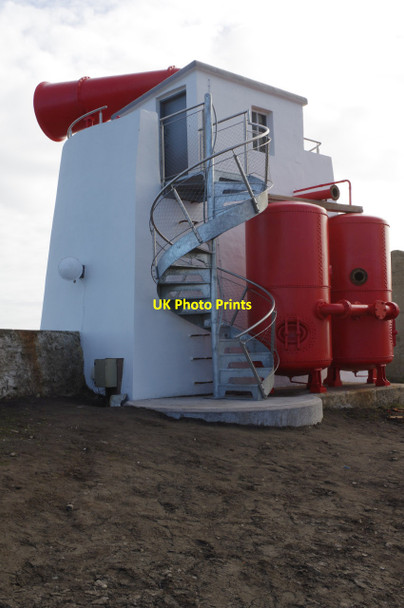 Photo 6"x4" Foghorn at Sumburgh Head Grutness c2014