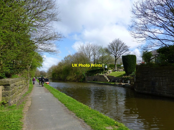 Photo 6"x4" Bridge abutment for dismantled Ellerbeck Colliery Railway Adlington\/SD6013 c2014