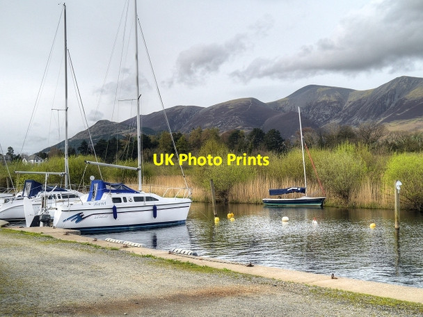 Photo 6"x4" Derwent Water Marina Keswick\/NY2623 c2014