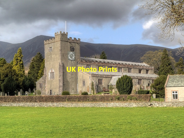 Photo 6"x4" The Parish Church of St Kentigern, Crosthwaite Keswick\/NY2623 c2014