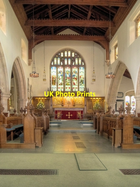 Photo 6"x4" Crosthwaite Parish Church (Chancel) Keswick\/NY2623 c2014