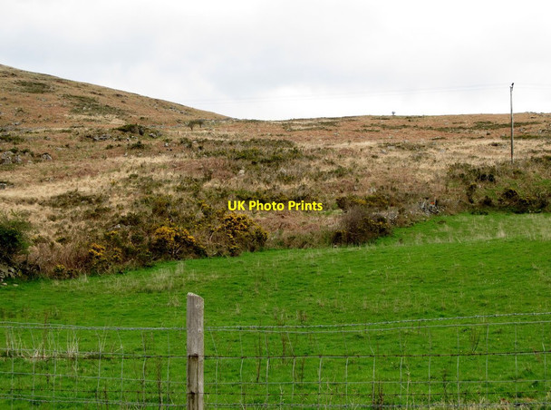 Photo 6"x4" Boundary between intake land and open mountain above Keggall Road, Camlough Camlough c2014
