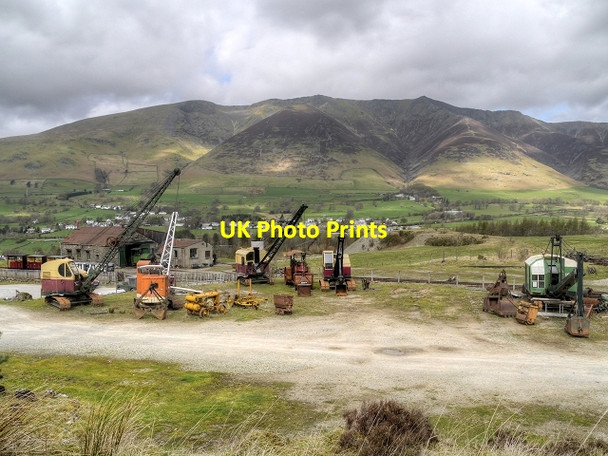 Photo 6"x4" Threlkeld Mining Museum and Blencathra Birkett Mire c2014