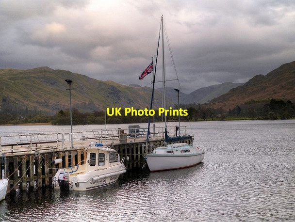 Photo 6"x4" Glenridding Pier, Ullswater Patterdale c2014