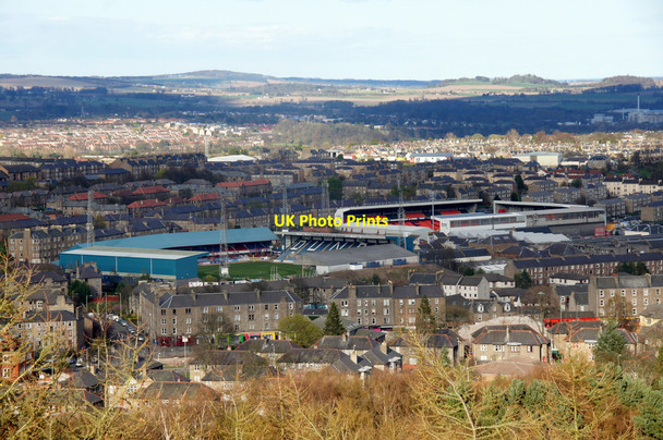 Photo 6"x4" Dens Park and Tannadice Park from Dundee Law Craigie\/NO4231 c2014