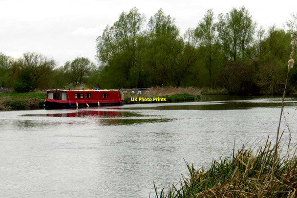 Photo 6"x4" The River Thames near Abingdon Abingdon c2014