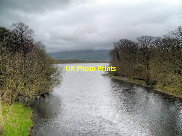 Photo 6"x4" River Derwent and Bassenthwaite Lake Dubwath c2014