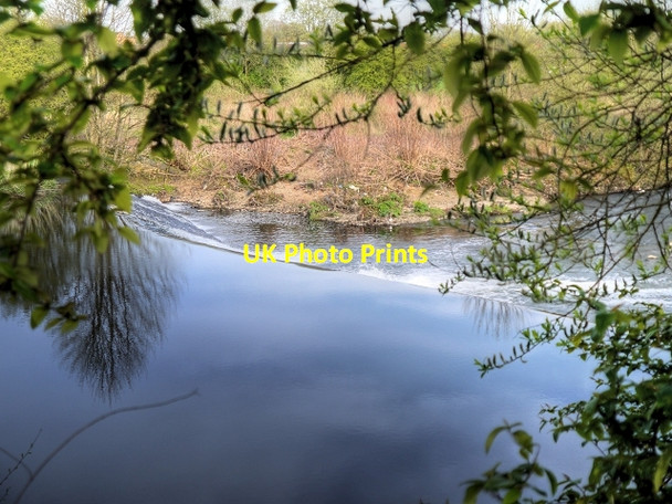 Photo 6"x4" River Irwell, Daisyfield Weir Bury\/SD8010 c2014