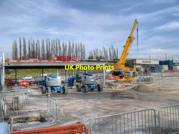 Photo 6"x4" Radcliffe Park and Ride Construction - April 2014 Radcliffe\/SD7807 c2014