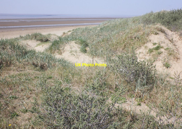 Photo 6"x4" Sand dunes, Burnham-on-Sea Burnham-on-Sea c2014