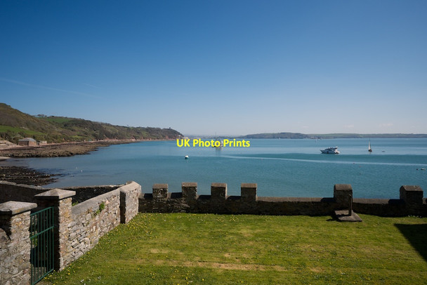 Photo 6"x4" Plymouth Sound from Kingsand town Cawsand c2014