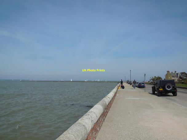 Photo 6"x4" Promenade by Cowes Harbour Cowes c2014