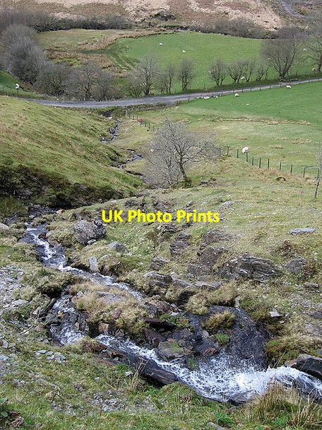 Photo 6"x4" Waterfall near Nant-ystalwyn Nant-ystalwyn c2014