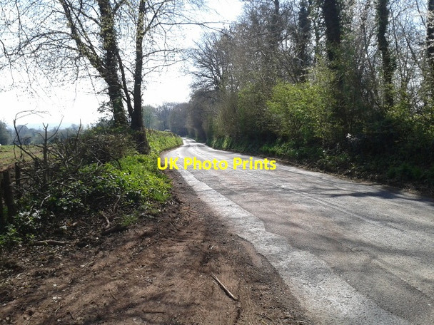Photo 6"x4" The B3224 heading south-east Northway\/ST1329 c2014