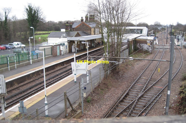 Photo 6"x4" Mitcham Junction railway station and tram stop, Greater London Mitcham c2011