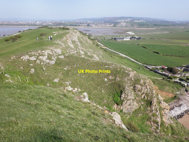 Photo 6"x4" The eastern end of Brean Down Brean c2014