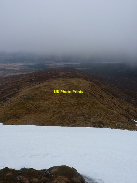 Photo 6"x4" Down the northern ridge of Meall na h-Eilde Meall Coire nan Saobhaidh c2014