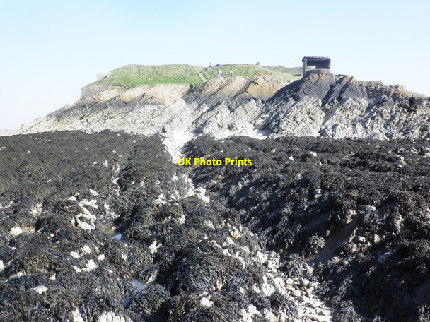 Photo 6"x4" Brean Down, from Howe Rock Brean c2014