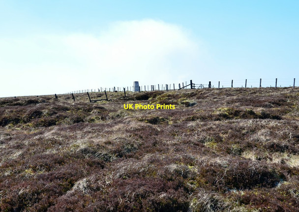 Photo 6"x4" Summit peat hags, Windlestraw Law Windlestraw Law c2014