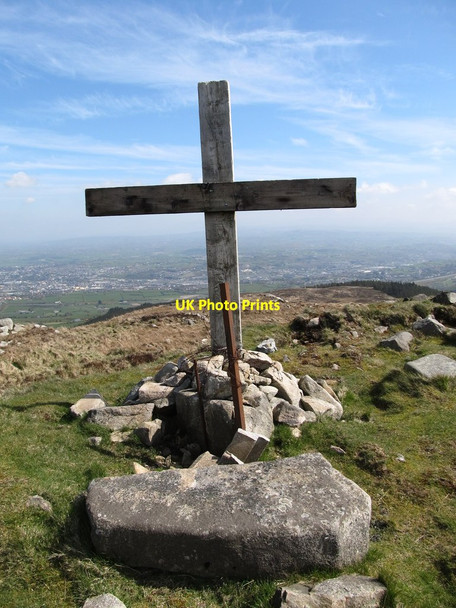 Photo 6"x4" The summit of Camlough Mountain Camlough c2014