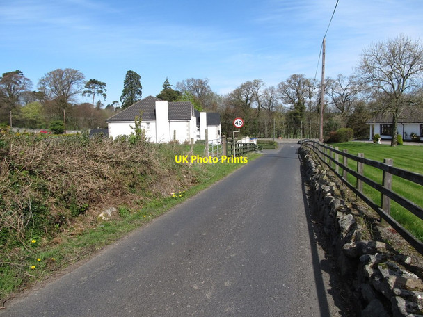 Photo 6"x4" Limekiln Road approaching the junction with the A25 (Camlough Road) Bessbrook c2014