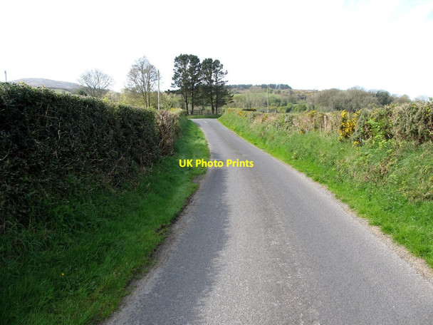 Photo 6"x4" Limekiln Road approaching the junction with  Carrivekeeny Road Camlough c2014