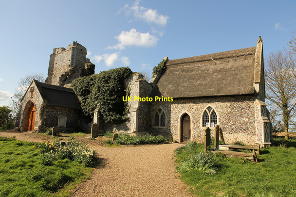 Photo 6"x4" All Saints' church Billockby c2014