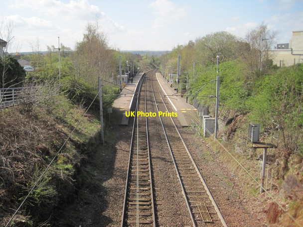 Photo 6"x4" Airbles railway station, Lanarkshire Motherwell c2014