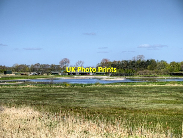 Photo 6"x4" View Across Martin Mere from United Utilities Hide Tarlscough c2014