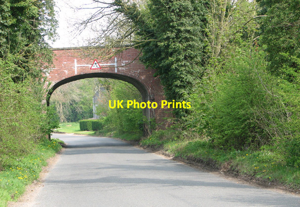 Photo 6"x4" Railway bridge no 2277 Crane's Corner c2014