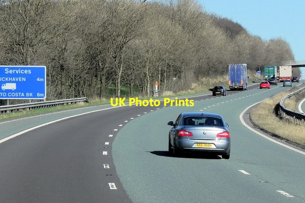 Photo 6"x4" Northbound M6 near Halton Bolton Town End c2014